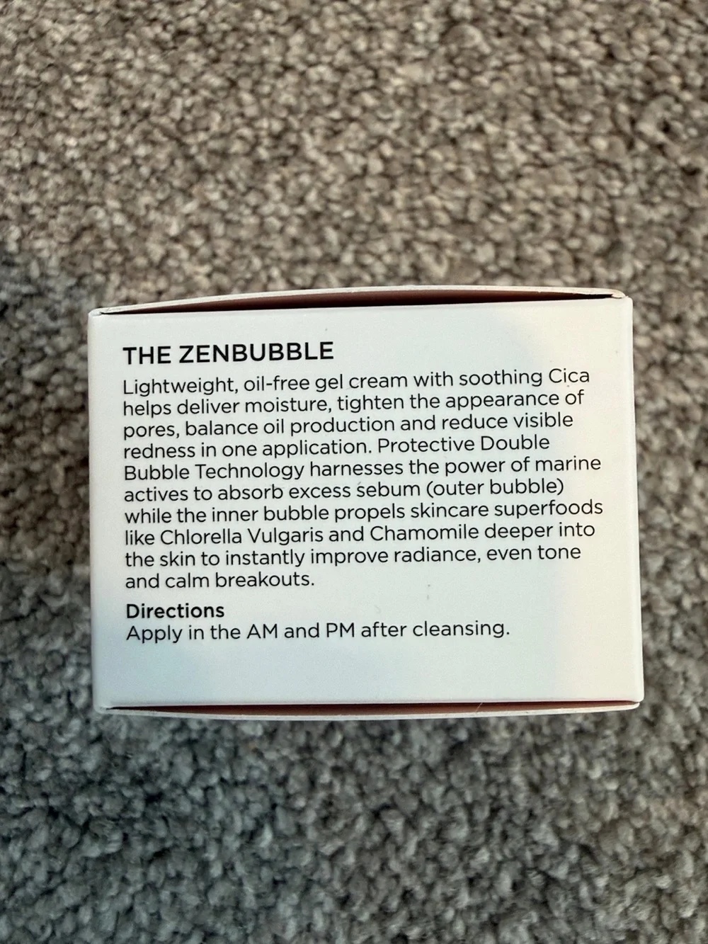 BeautyBio Zenbubble calming gel cream travel size 0.34oz